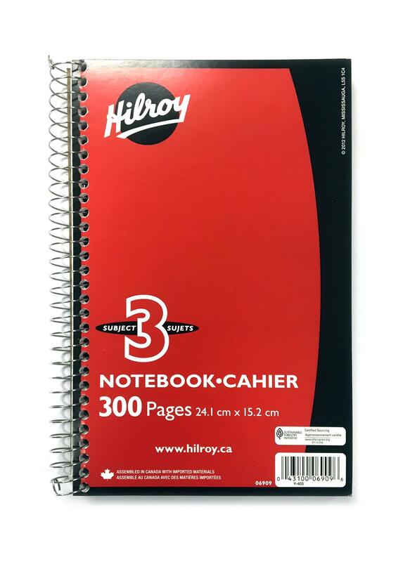 04310006909 Notebook 300 Pg Coil 9x6"