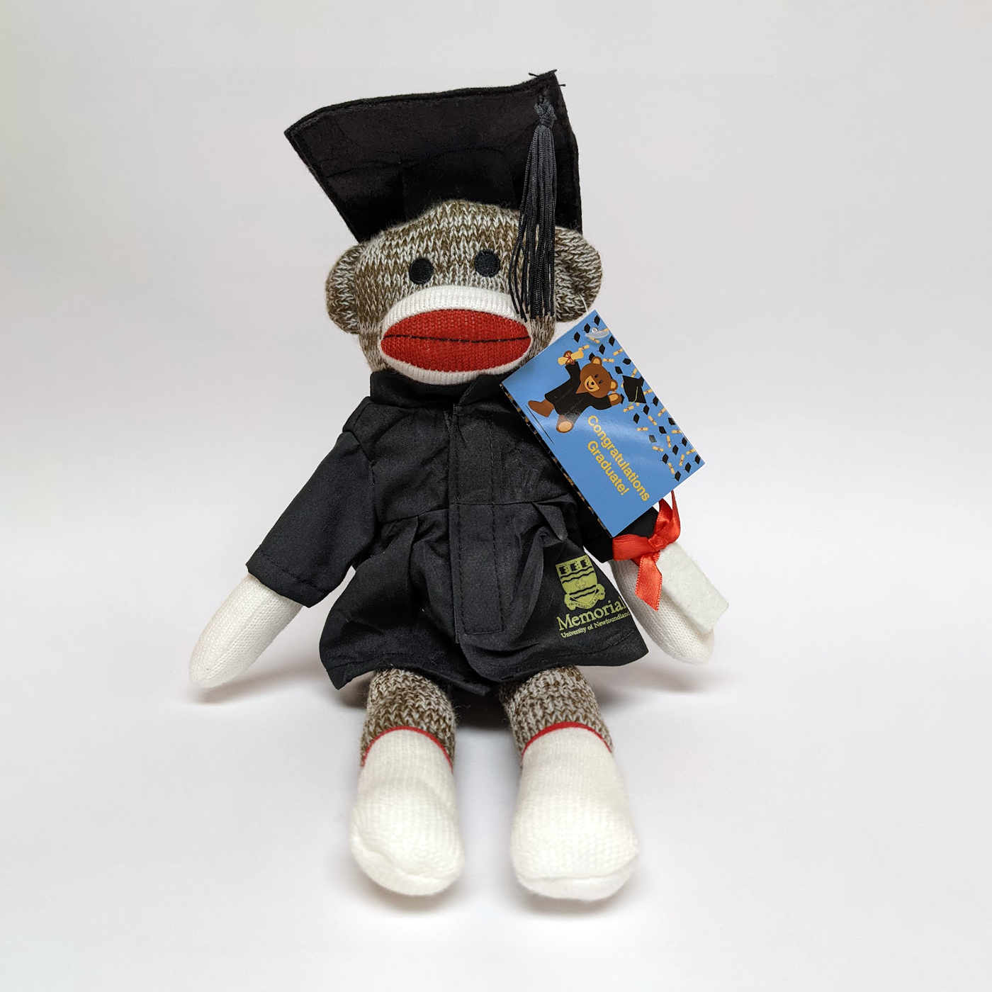 Plush Grad Sock Monkey Sm