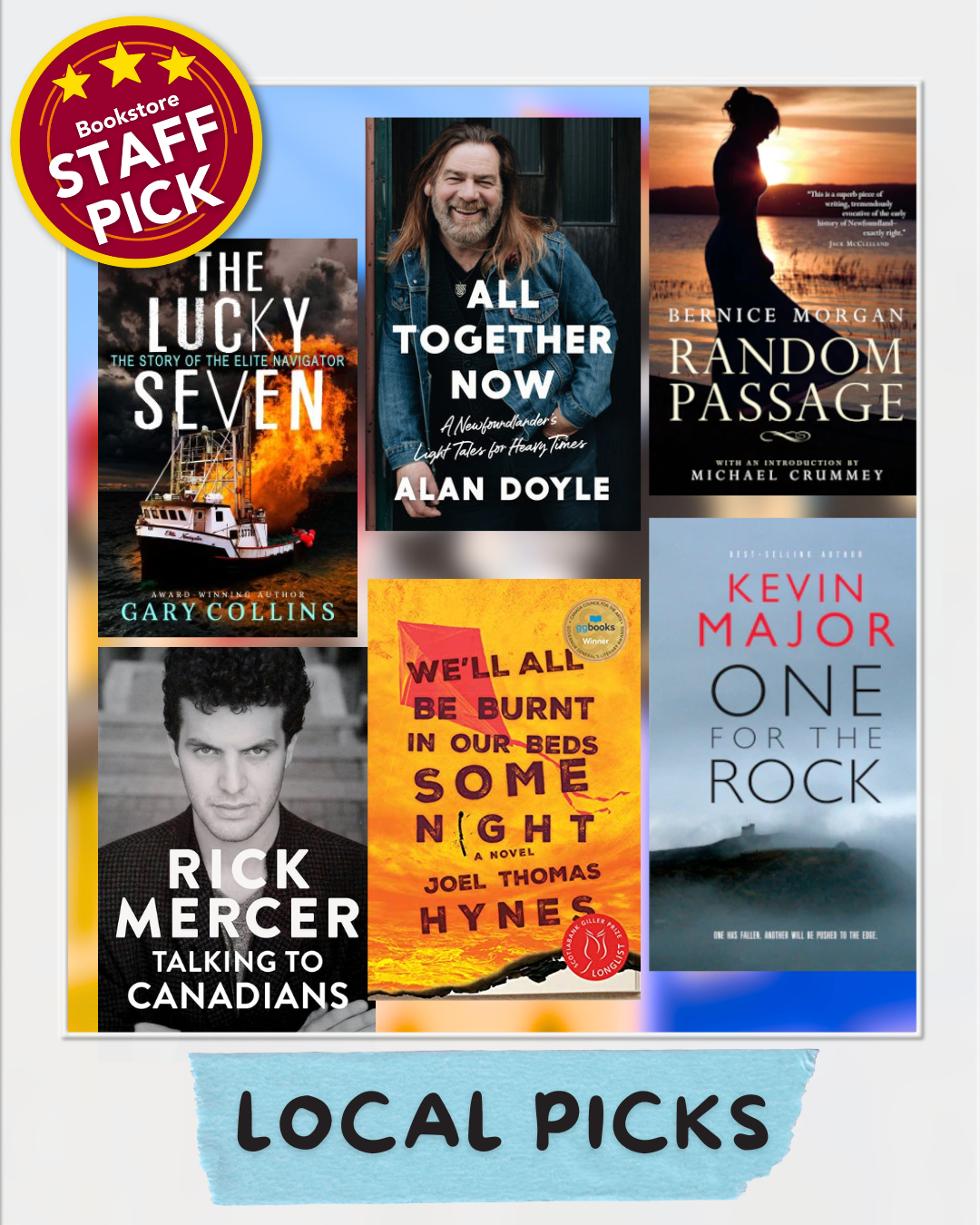 Selection of eight LGBTQ+ books